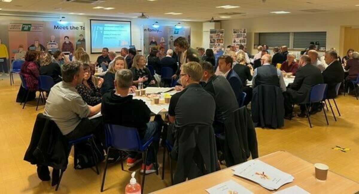 Partner organisations at the Torfaen housing summit