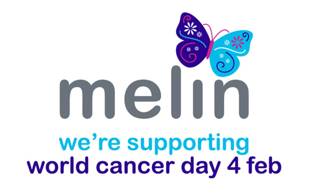 Melin World Cancer Day logo