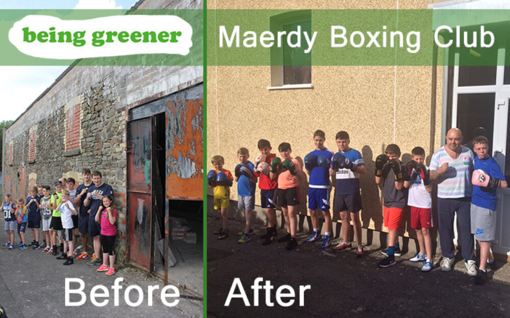 Before and after at the club