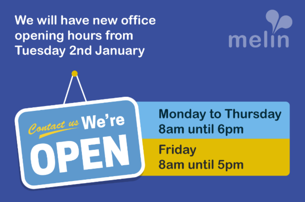 New year, new opening times