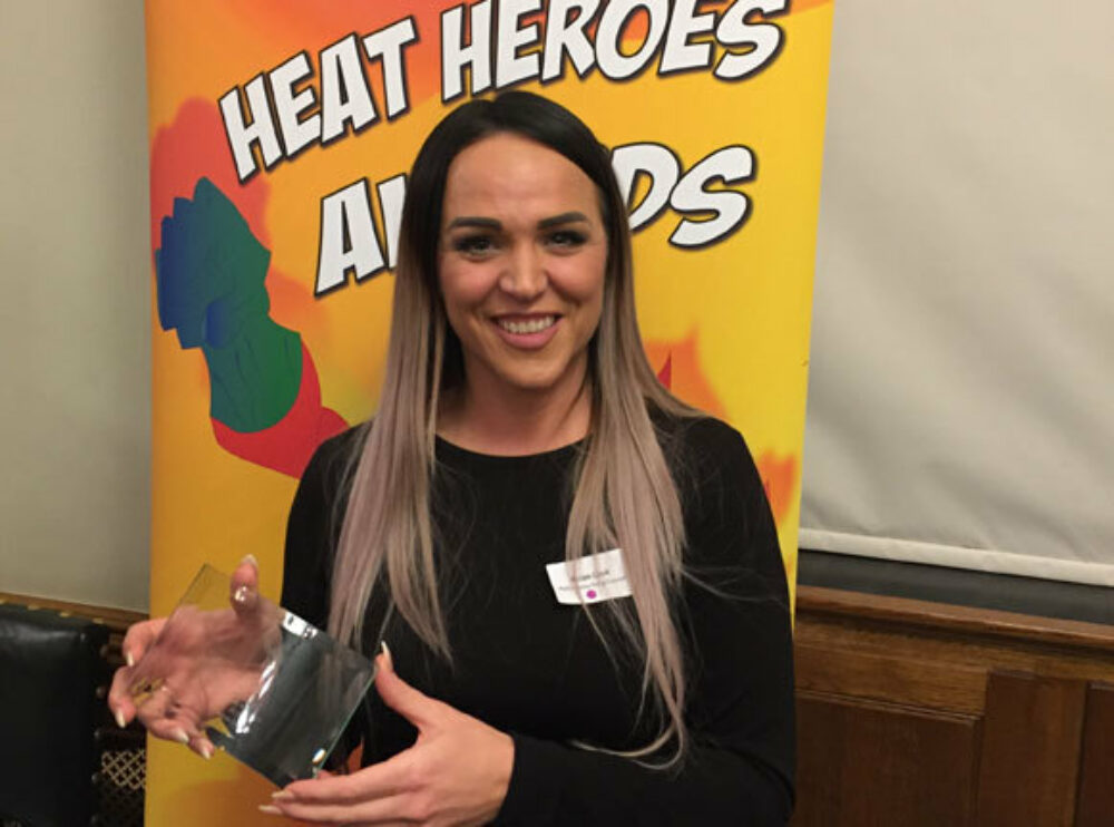 Rhian Receives National ‘Heat Hero’ Award